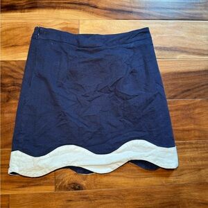 Cute navy and white skirt